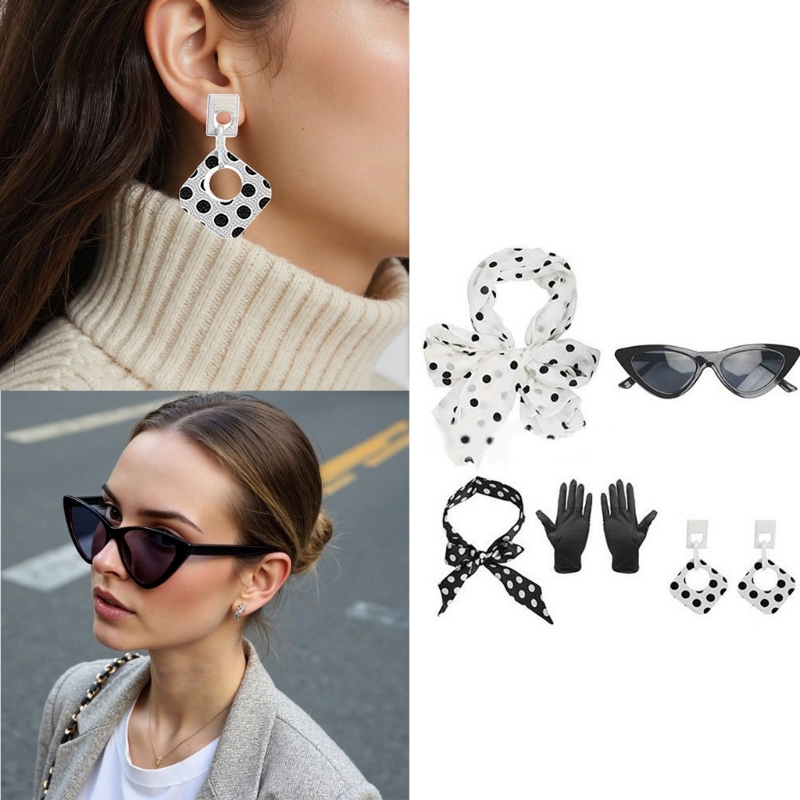Women'S Accessories In The 1950S - مجموعة أزياء نسائية من خمس قطع