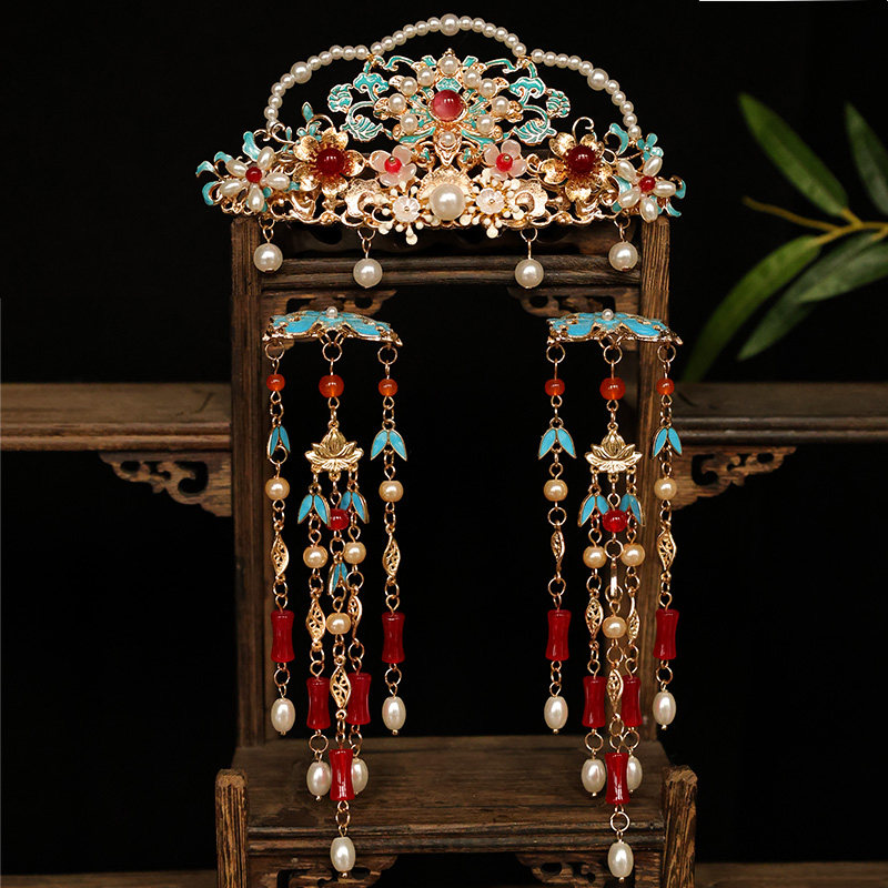مجموعة إكسسوارات شعر هانفو الص - مراجعة Women'S Red Accessories وسعره